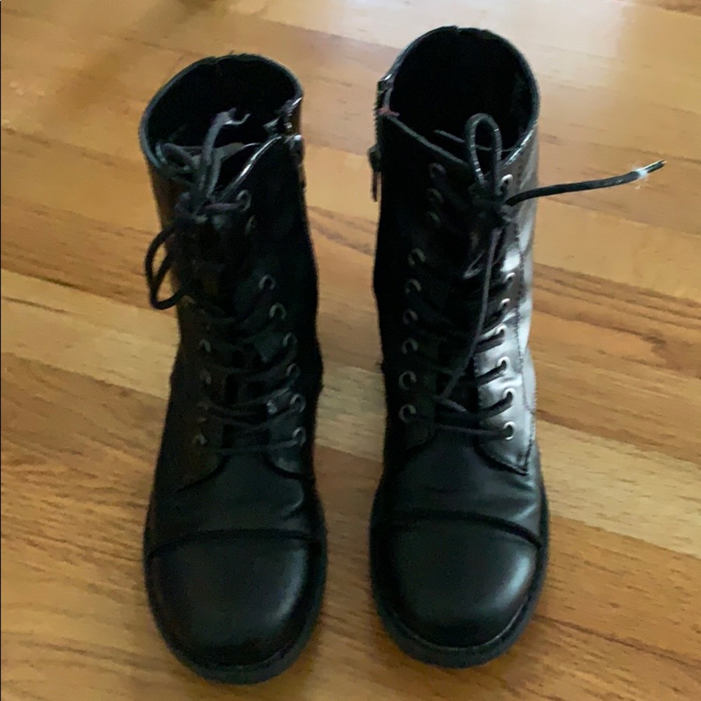 Girl combat boots